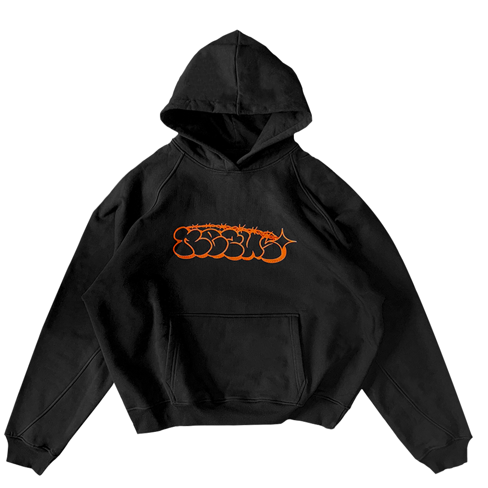 throwup hoodie (destroyed industrial ver.)